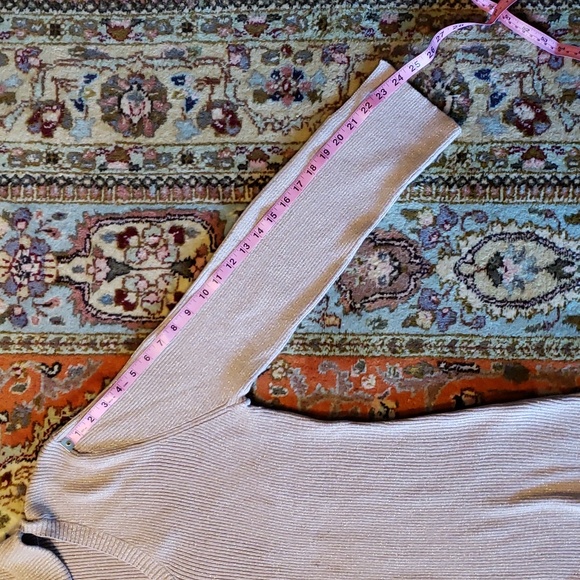 DG2 by Diane Gilman - Sweater - Sparkly Mauve Silver Metallic Threads - 1X - NWT - Picture 11 of 16